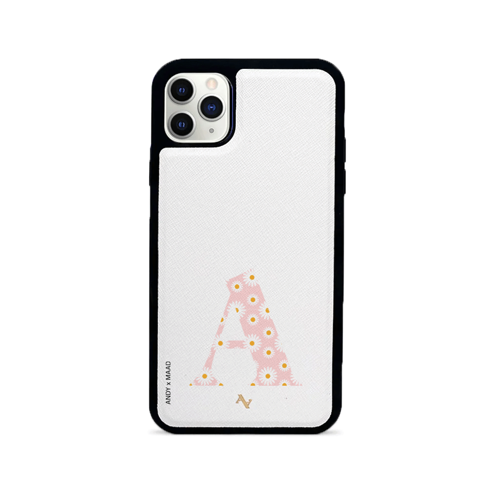 ANDY X MAAD - Daisies Letter IPhone 11 Pro Max Leather Case