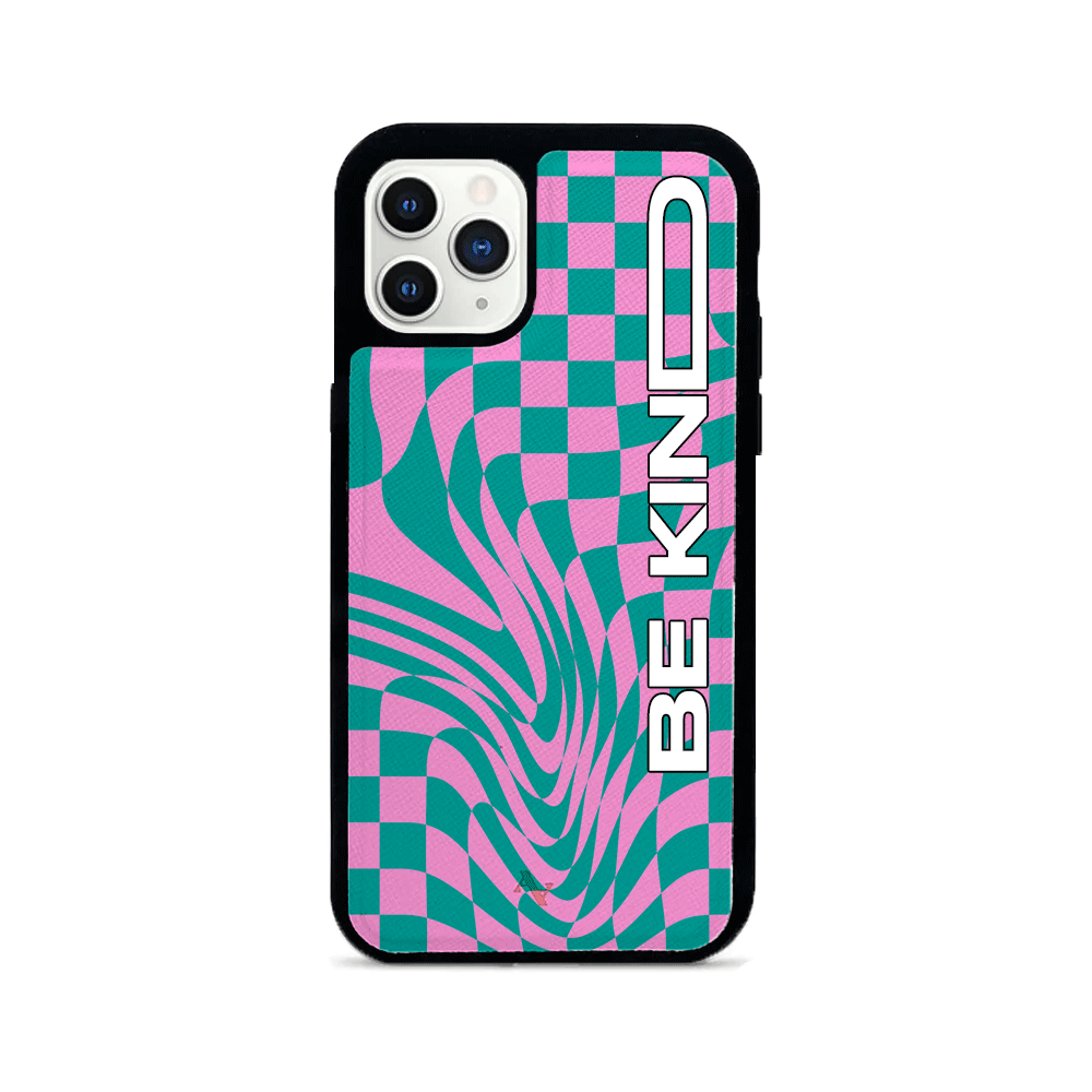 GOLF le MAAD - Pink and Green IPhone 11 Pro Leather Case