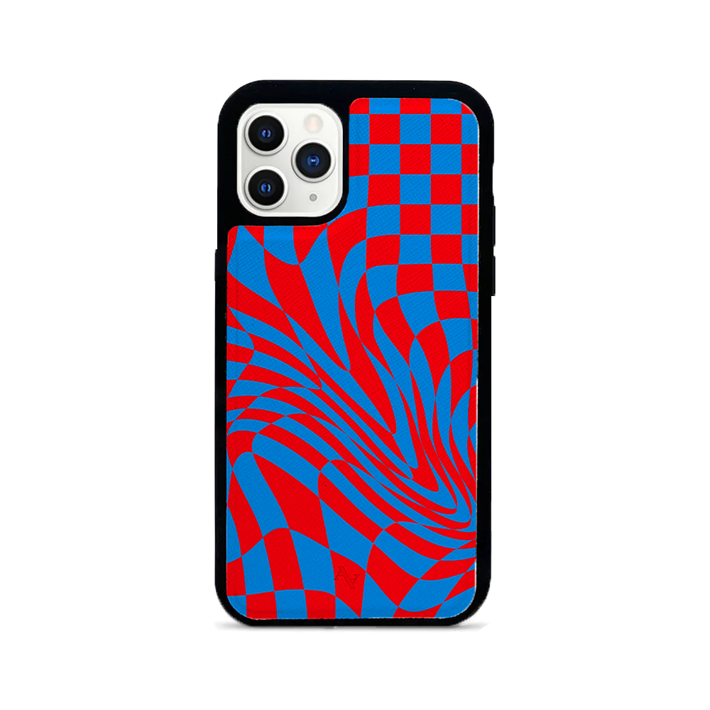 GOLF le MAAD - Blue and Red IPhone 11 Pro Leather Case