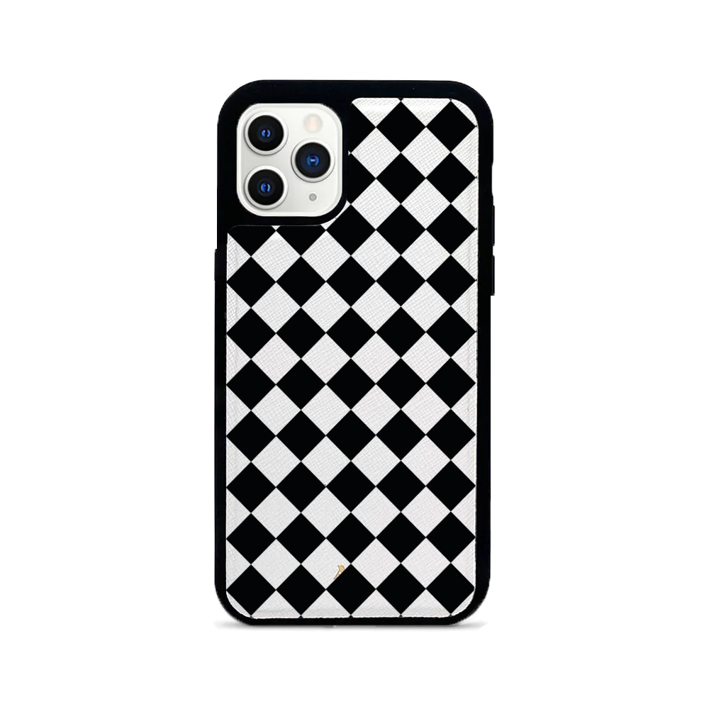 GOLF le MAAD - Black and White IPhone 11 Pro Leather Case