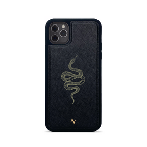 Scales - Black IPhone 11 Pro Max Leather Case