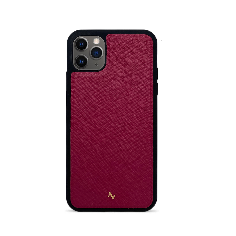 MAAD Classic - Red IPhone 11 Pro Max Leather Case