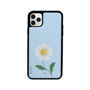 Andy x MAAD - Blue Daisy IPhone 11 Pro Max Leather Case