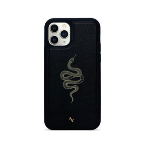 Scales - Black IPhone 11 Pro Leather Case
