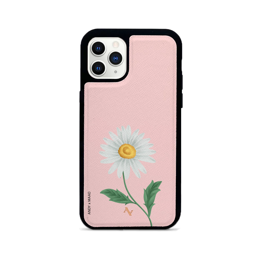 ANDY X MAAD - Pink Daisy IPhone 11 Pro Leather Case