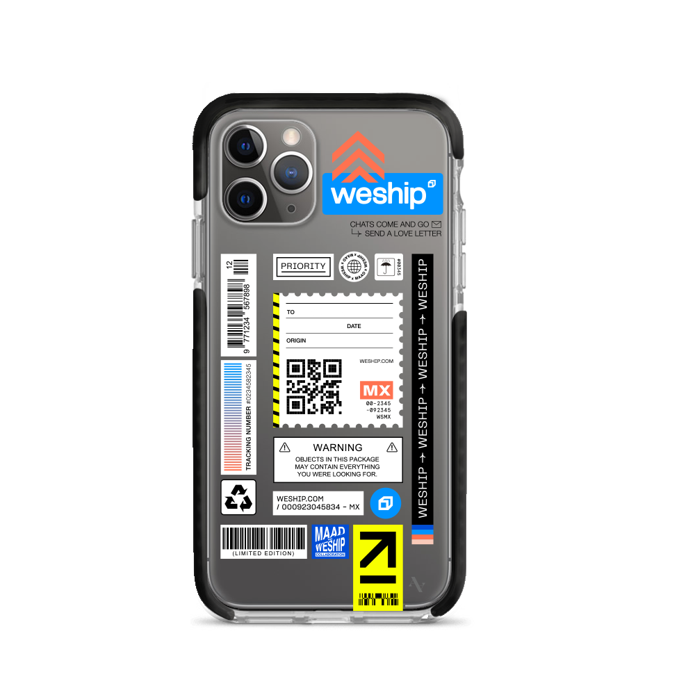 WeShip x MAAD - IPhone 11 Pro Clear Case
