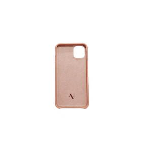 Pebble - Nude IPhone 11 Pro Max Case - MAAD Collective - Saffiano IPhone Personalized Case 