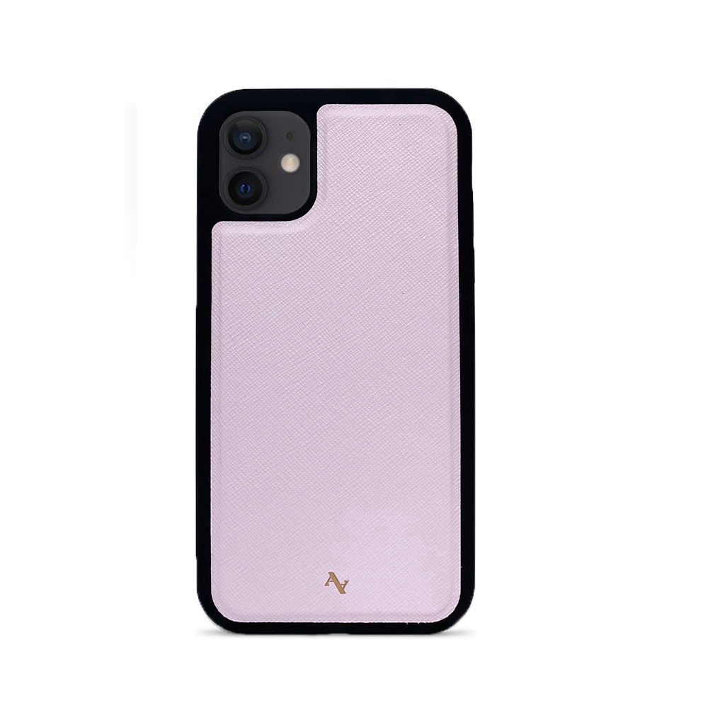 Moon River - Blush IPhone 12 Leather Case