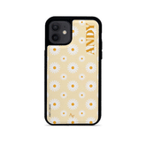 Andy x MAAD - Yellow Daisies IPhone 12 Mini Leather Case