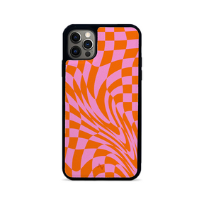 GOLF le MAAD - Orange and Pink IPhone 12 Pro Max Leather Case