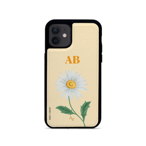 ANDY X MAAD - Yellow Daisy IPhone 12 Mini Leather Case