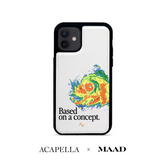 Acapella x MAAD Hurricane -  White IPhone 12 Mini Leather Case
