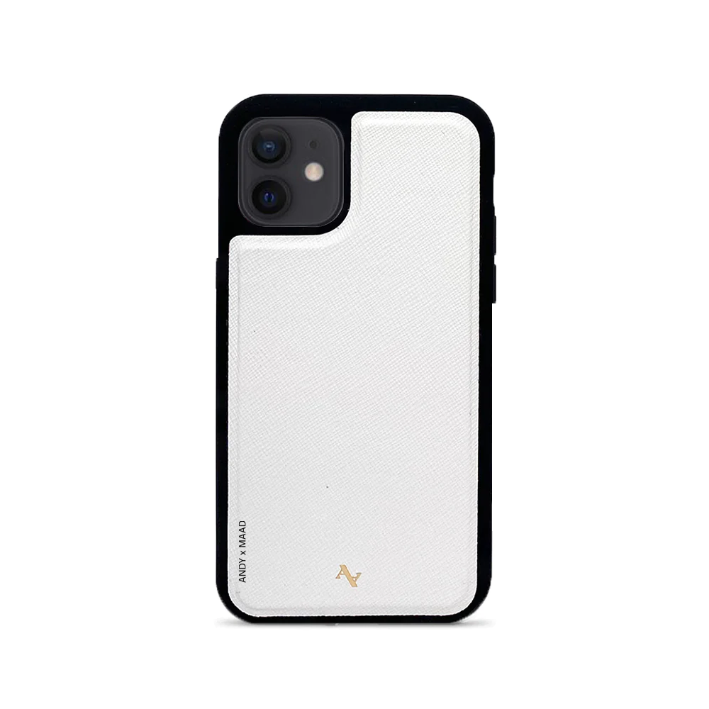 ANDY X MAAD - Daisies Letter White IPhone 12 Mini Leather Case