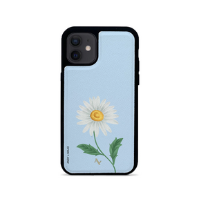 ANDY X MAAD -Blue Daisy IPhone 12 Mini Leather Case