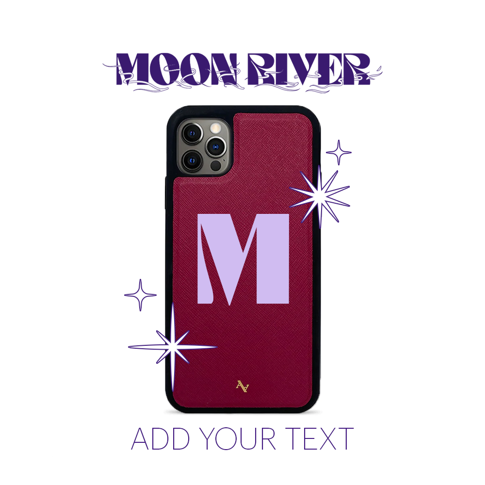 Moon River - Red IPhone 12 Pro Max Leather Case
