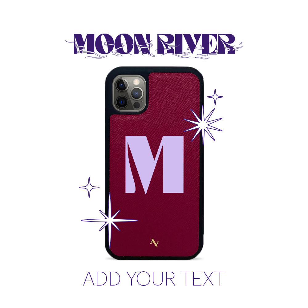 Moon River - Red IPhone 12 Pro Leather Case