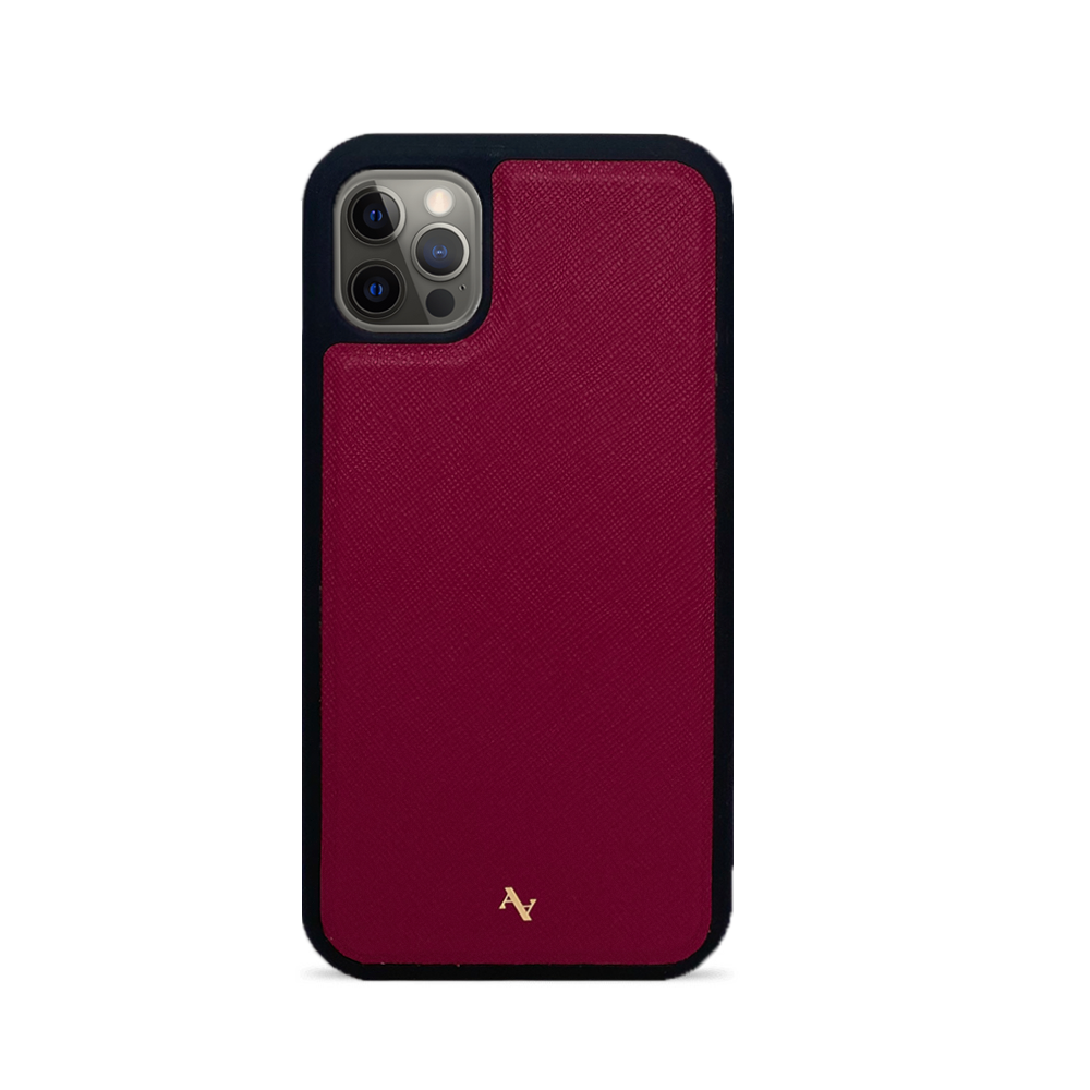 MAAD Classic - Red IPhone 12 Pro Leather Case