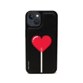 ANDY X MAAD - Valentine's Black IPhone 13 Mini Leather Case