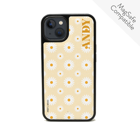 ANDY X MAAD - Yellow Daisies IPhone 14 Plus Leather Case