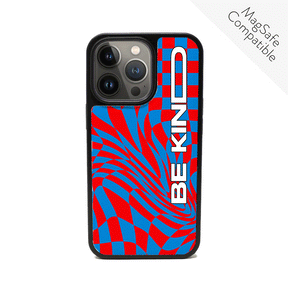 GOLF le MAAD - Blue and Red IPhone 14 Pro Leather Case