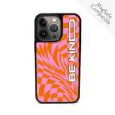 GOLF le MAAD - Orange and Pink IPhone 14 Pro Leather Case
