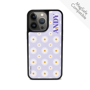 ANDY X MAAD - Lilac Daisies IPhone 13 Pro Leather Case