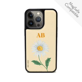 ANDY X MAAD - Yellow Daisy IPhone 14 Pro Leather Case