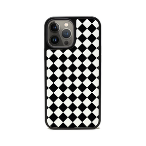 GOLF le MAAD - Black and White IPhone 13 Pro Max Leather Case