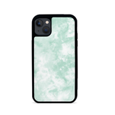 Tie Dye Green Fever - IPhone 13 Mini Leather Case