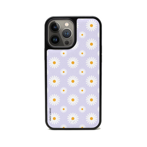 ANDY X MAAD - Lilac Daisies IPhone 13 Pro Max Leather Case