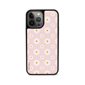 ANDY X MAAD - Pink Daisies IPhone 14 Pro Max Leather Case