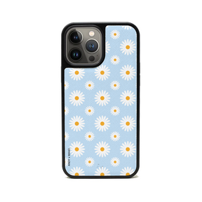 ANDY X MAAD - Blue Daisies IPhone 14 Pro Max Leather Case