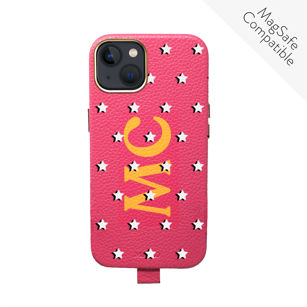 MAAD Full Wrapped - Hot Pink Stars IPhone 13