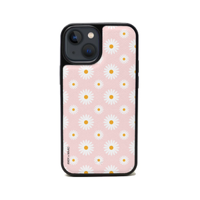 ANDY X MAAD - Pink Daisies IPhone 14 Leather Case