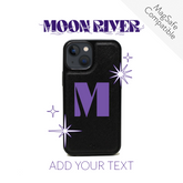 Moon River - Black IPhone 13 Mini Leather Case
