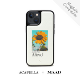 Acapella x MAAD Sunflower -  White IPhone 13 Mini Leather Case