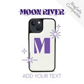 Moon River  - White IPhone 13 Mini Leather Case
