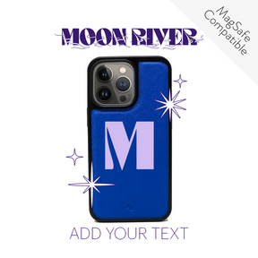 Moon River - Royal Blue IPhone 13 Pro Leather Case