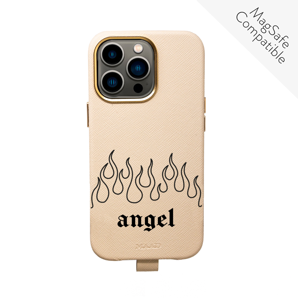 MAAD Full Wrapped - Flames Beige IPhone 13 Pro