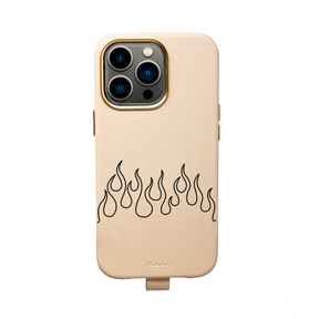 MAAD Full Wrapped - Flames Beige IPhone 13 Pro