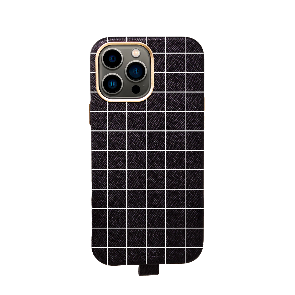 MAAD Full Wrapped - Black Grid IPhone 13 Pro Max