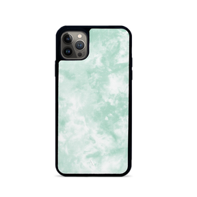 Tie Dye Green Fever - IPhone 14 Pro Leather Case