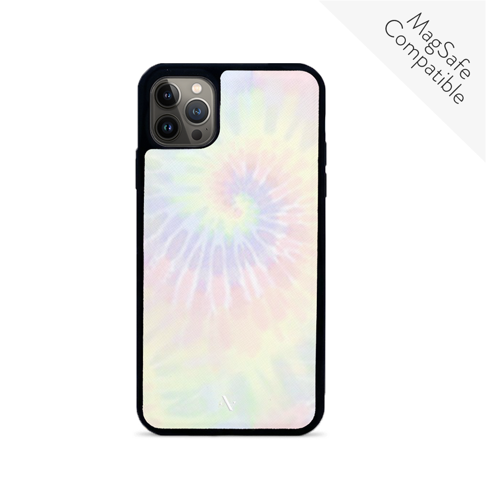 Summer - Pastel Tie Dye IPhone 14 Pro Max Leather Case