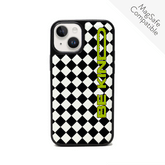 GOLF le MAAD - Black and White IPhone 14 Leather Case