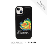 Acapella x MAAD Hurricane - Black IPhone 14 Plus Leather Case