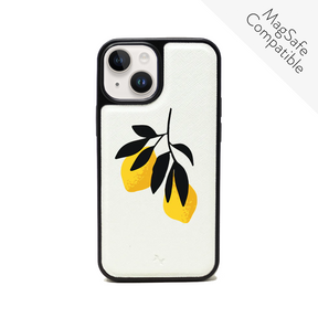 MAAD Pink Lemonade - White IPhone 14 Plus Leather Case