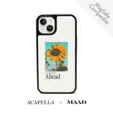 Acapella x MAAD Sunflower -  White IPhone 14 Plus Leather Case