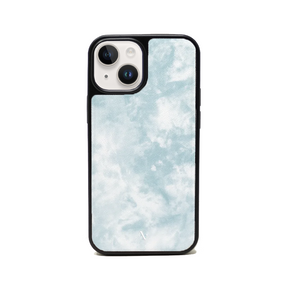 Tie Dye Blue Fever - IPhone 14 Plus Leather Case