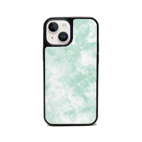 Tie Dye Green Fever - IPhone 14 Plus Leather Case