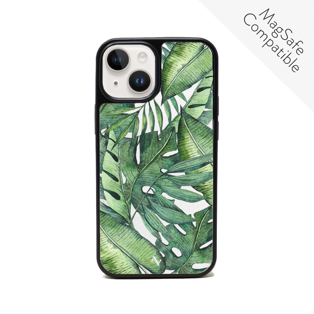 MAAD Tropical Plants - Creta IPhone 14 Plus Leather Case
